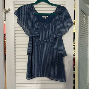 max studio work blouse